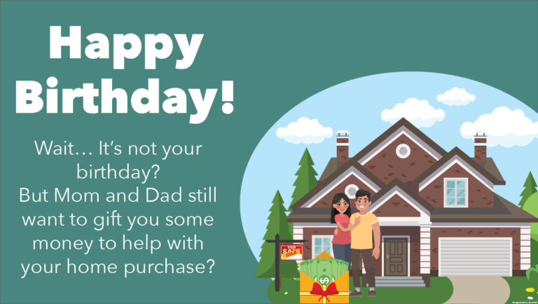That’s amazing! BUT… don’t do anything until you talk to me first. Gifts from relatives and other approved individuals have to be documented in a very specific way. Depending on your loan program, this could include bank statements, cancelled checks, etc. Call me today to discuss how a gift could affect your loan process and what documentation must be provided. Buying Grandpa’s house and he wants to give you a gift of equity? I’ve got you covered on that too! Call today for details.
